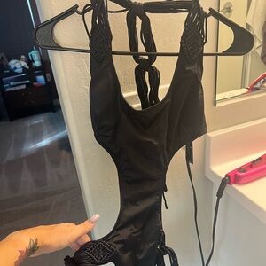 Victoria's Secret Black one-piece swim suit